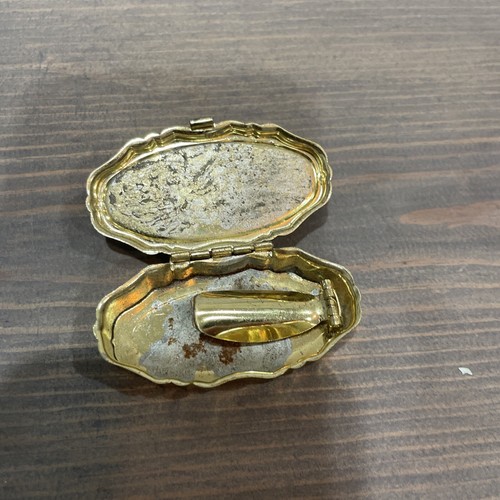Vintage Mini Travel Ashtray Historic Deadwood South Dakota 2.25”x1.25” Used - Picture 9 of 12