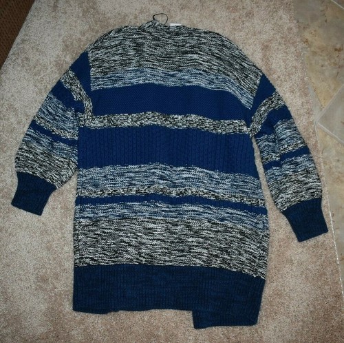 Gap Damen Mix Strick blau gestreift Cocoon Cardigan Pullover Gr. S Small Neu mit Etikett - Bild 4 von 4