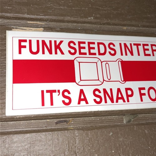 Vintage Funk's G Hybrid Bumper Sticker | New Old stock NOS - Snap For Safety - Picture 3 of 6