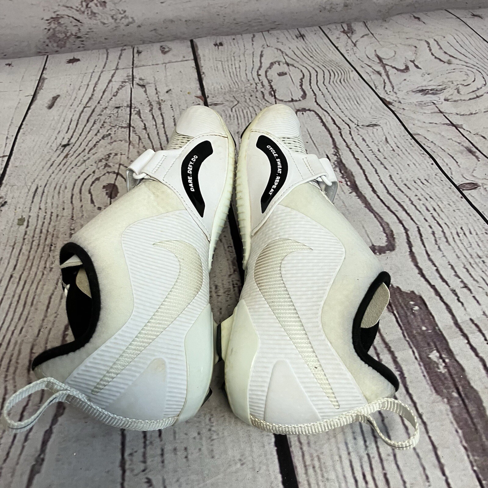 Nike SuperRep Indoor Cycling Shoe White/Black CJ0775-100 Women's Size 6 thumbnail 5
