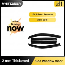 Fits for Subaru Forester 14-18 Window Visor Rain Deflector Sun Guard 2mm Thick