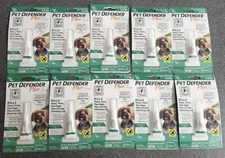 10x Pet Defender Plus for Dogs (5-22 lbs) Flea, Tick & Lice Treatment, 10 Doses