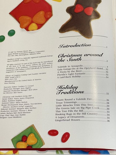 Christmas with Southern Living Books Cookbooks Gifts Crafts 1987 Vintage USA - Picture 11 of 19
