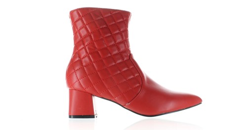 Trary Womens Red Ankle Boots Size 8 