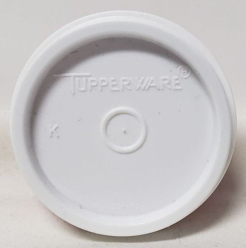 2 Tupperware Snack CONTAINERS, White w/Pink/Blue Lid & 2 Red Smidgets, IMPERFECT - Picture 17 of 19
