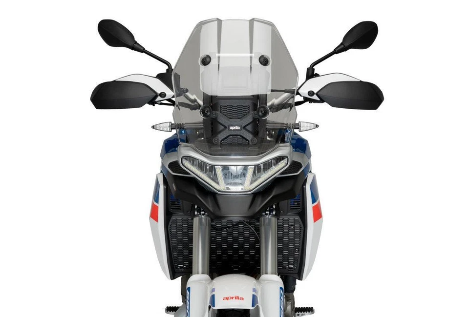 Extensor de bico Puig extensão frontal preto fosco Aprilia Tuareg 660 2021 - 2025 - Imagem 2 de 4