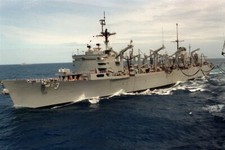 1986 MR Combat Support Ship USS SEATTLE AOE-3 Underway 4x6 Photo #17