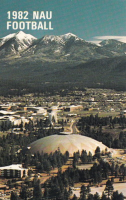 1982 NORTHERN ARIZONA UNIVERSITY LUMBERJACKS FOOTBALL POCKET