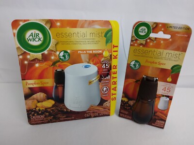 Air Wick Essential Mist Pumpkin Spice Starter Kit With Refill