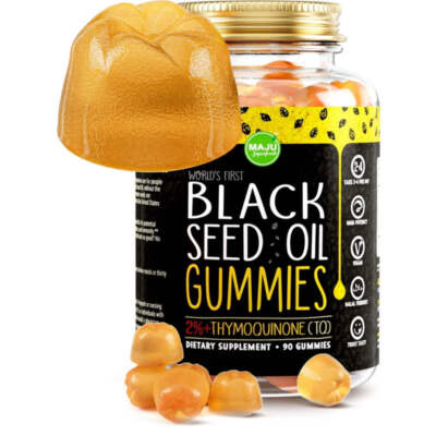 MAJU's Black Seed Oil Gummies 500mg, 90 Gummies