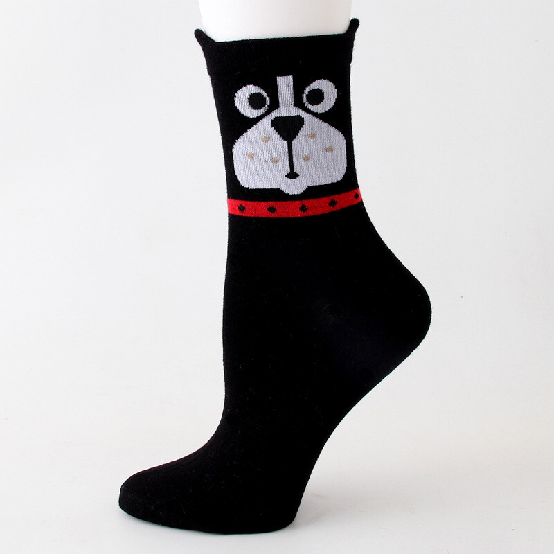 JUMUU Cat socks knee high - Women Cute 3d Cartoon Animal Pattern