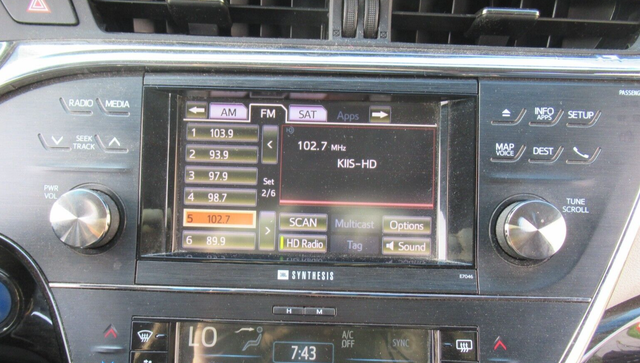 2013-2016 Toyota Avalon JBL GPS 