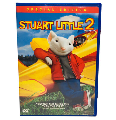 Stuart Little 2 Special Edition DVD Movie Mouse Family Cat Comedy