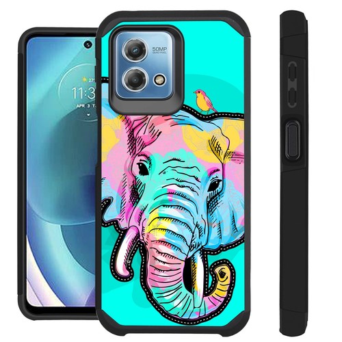 FUSION Case For Motorola Moto G Stylus 5G 2023 Hybrid Cover ELEPHANT TEAL