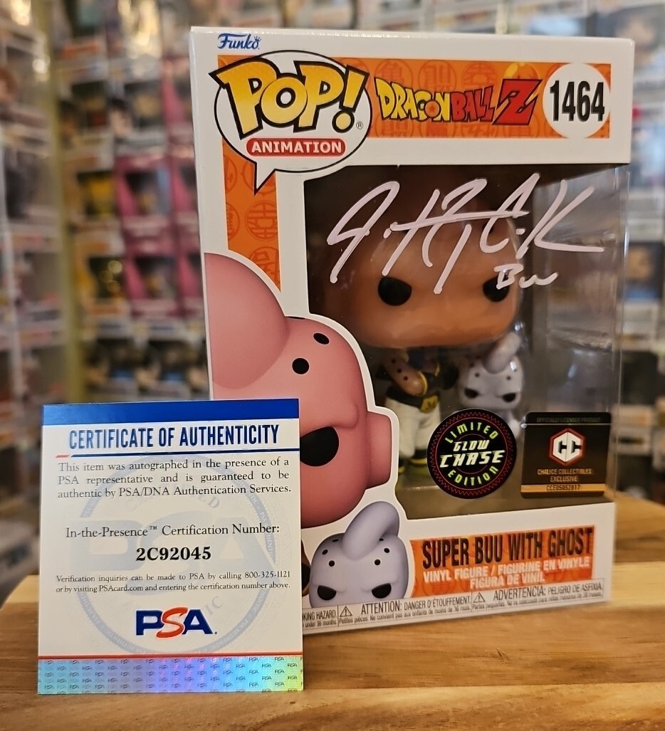 DBZ Super Buu With Ghost Chase #1464 Signed Authentic Vynl DBZ Super Buu With Ghost Chase #1464 Signed Authentic Vynl