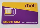 New Chatr Sim Card Multi triple tri 3 in 1 LTE 4G