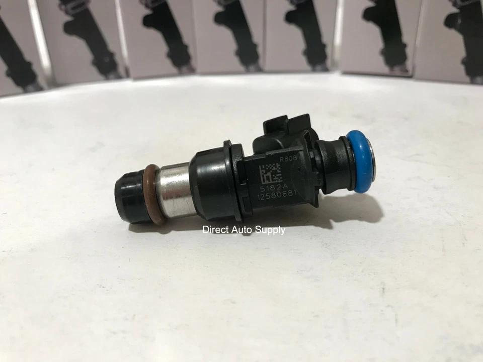 ✅ Authenticity Guarantee 12580681 DELPHI 8PCS NEW OEM FUEL INJECTORS FOR GM 4.8 - Image 2 of 4