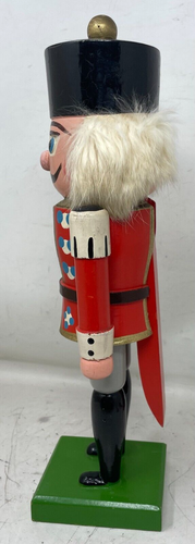 Nussknacker Erzgebirge Soldat Husar 36cm DDR Weihnachtsdekoration /P17.10/4 - Bild 4 von 7