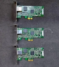 LOT OF 3 HP LAN Gigabit Single Port Network Card PCIe x1 430654-001 393477-003