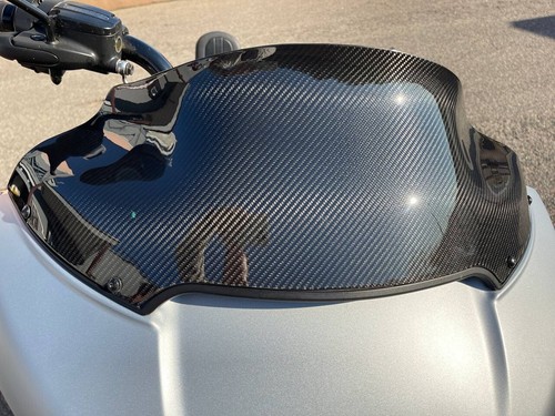 Carbon Windshield 9" - For Road Glide 2014-2023 - Foto 10 di 20