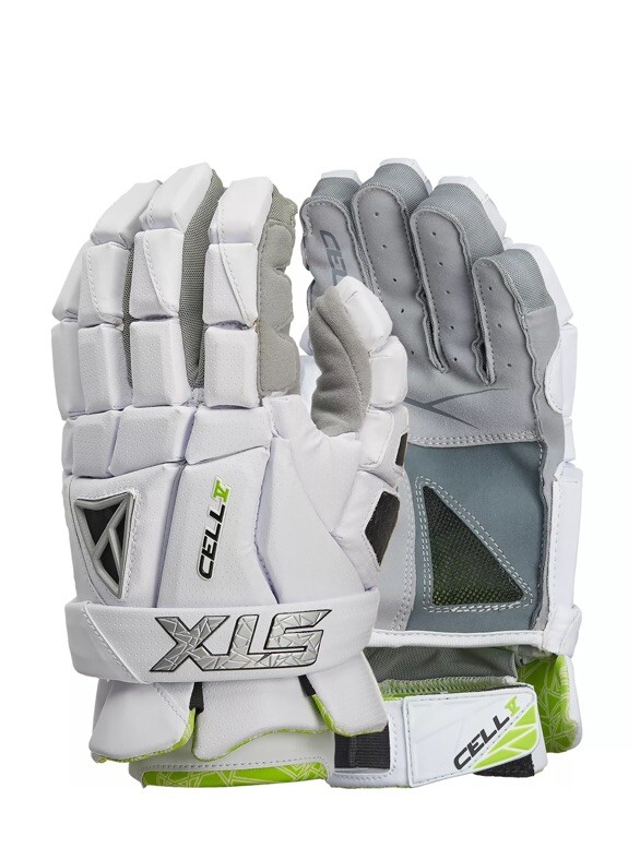 STX Cell V Lacrosse Gloves (Medium) White + Free Shipping eBay