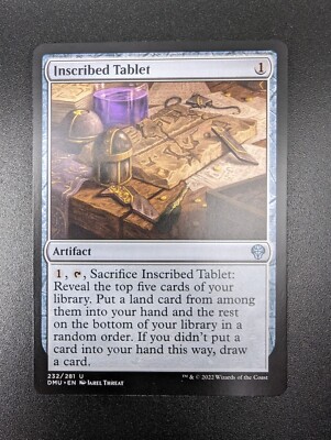Magic the Gathering INSCRIBED TABLET Dominaria United #232