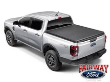 24 thru 26 Ranger OEM Genuine Ford Soft Roll-Up Tonneau Bed Cover with Ford Logo