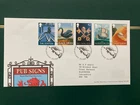 gb first day cover 2003 british pub signs