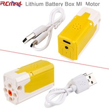 2x 2 in 1 Rechargeable Battery Box M L Motor for MOC Power Function 8883 9686