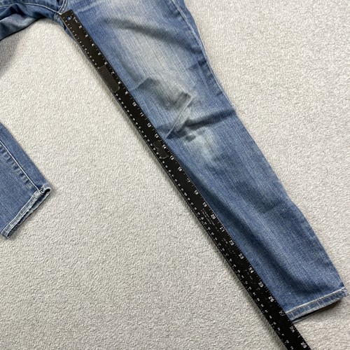 Gap Jeans donna 27s 28x27 vero skinny denim elasticizzato preppy casual scuola blu - Foto 9 di 21