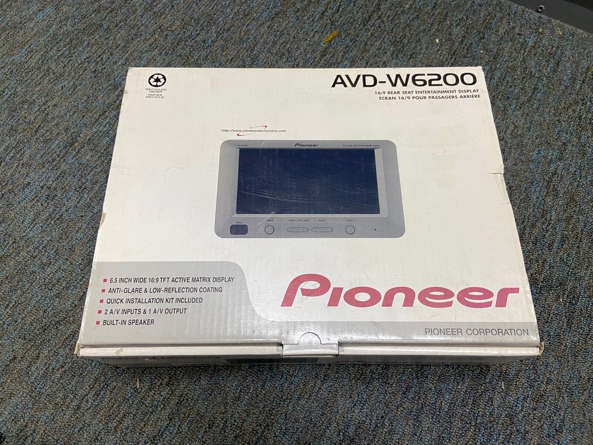 PIONEER AVD-W6200 REAR SEAT VIDEO MONITOR *CLASSIC* 12562639956| eBay