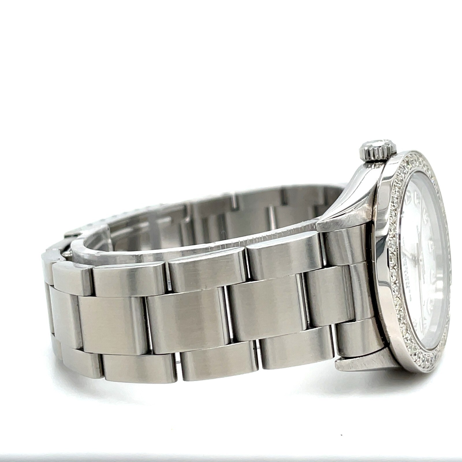 Rolex Orologio Oyster Perpetual 31Mm 1.50Ct Diamanti Quadrante MOP Acciaio foto 4