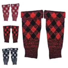 Premium Traditional Scottish Acrylic Wool Kilt Hose Top Ribbed Design Socks