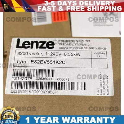 NEW LENZE E82EV551K2C Sealed Frequency Inverter E82EV551K2C 1PC