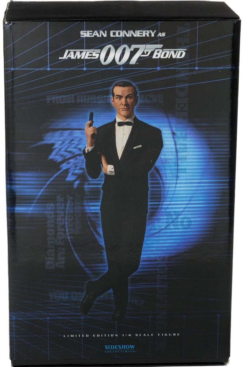 New! James Bond 007 1/4 Scale Premium Figure Statue Sean Connery