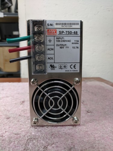 Mean Well SP-750-48 750W Power Supply Input 100-240VAC Output 48V | PS16 - Picture 2 of 8