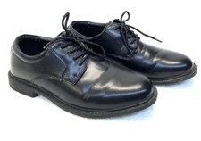 Stacy Adams Black Austin Oxfords Lace Up Boys Dress Shoes Sz 6M
