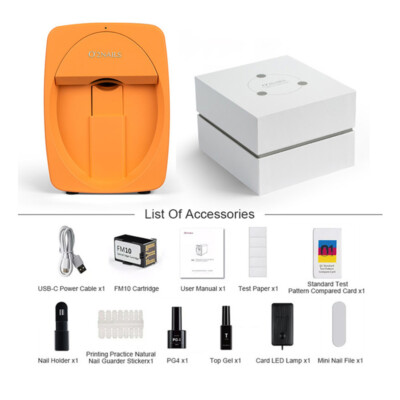 O'2NAILS Portable Nail Printer Mobile APP DIY Nail Art Printing