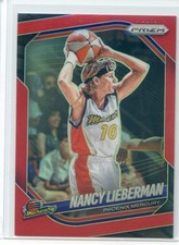 2025 Panini Prizm WNBA NANCY LIEBERMAN #34 Red Prizm /299 MERCURY