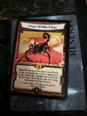 L5R CCG TCG. Legenden der fünf Ringe: Pläne innerhalb der Pläne