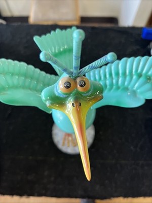 Preowned Exhart Geeky Beek Bird Bobble Head