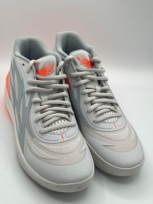 PUMA LaMelo Ball MB.02 Flare Gorangé Men s Size 11.5 White Grey Orange.
