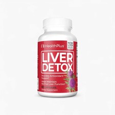 HealthPlus Liver Detox 60 Capsules New Sealed