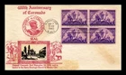 Dr Jim Stamps Coronado 400 Anniv Block FDC Crosby Thermograph Photo Cachet