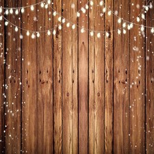 8x8FT Brown Wood Backdrop Rustic Photo Backdrop Country Wooden Background Bir...