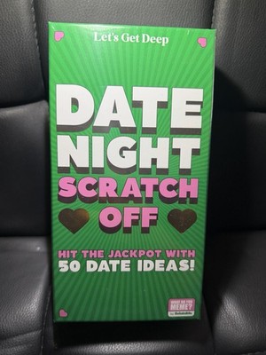 Let s Get Deep Date Night Scratch Off Game - 50 Unique Date Ideas - New Sealed