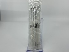 e.l.f. Smudge Brush Short Curved Eyeshadow Blending Vegan Cruelty-Free, 3 Pack