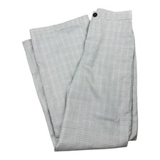 Pretty Little Thing Wide Leg Trousers High Waist Check Women’s UK Size 8 