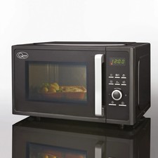 Image of Quest 35879 23L 800W Digital Microwave Black | 5 Levels | Defrost | 60min Timer