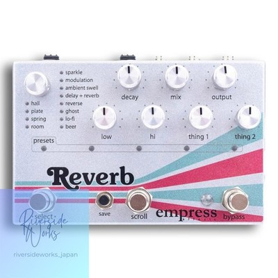 Empress Effects Reverb Multi Mode Stereo Reverb Pedal